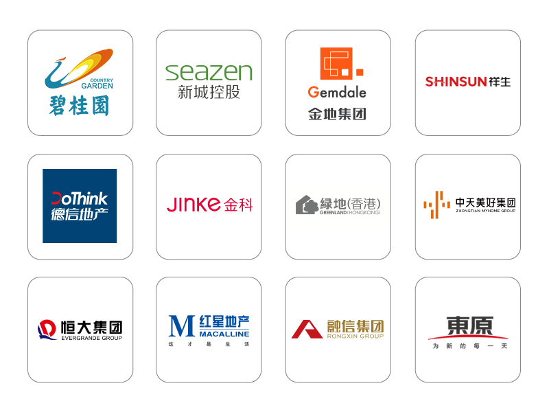 碧桂园、新城、金地、恒大、融信、祥生、德信、金科...2021铂莱国际与众多百强地产强强联手，赋能绿色节能建筑！